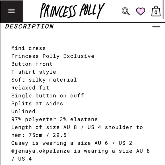 Like New Princess Polly Satin Shirt Dress Sz 6 - Picture 3 of 6